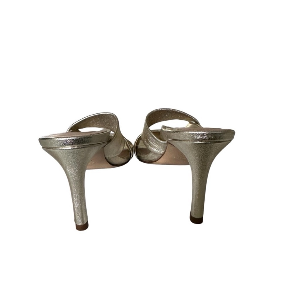 Elegant Inez Isa Gold Women's Heeled Sandals - Picture 9 of 14